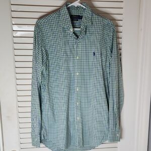 Polo Ralph Lauren Plaid Shirt in Green and Blue